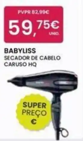 BabyLiss secador de cabelo caruso hq