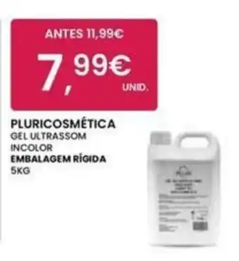 Pluricosmética gel ultrassom incolor