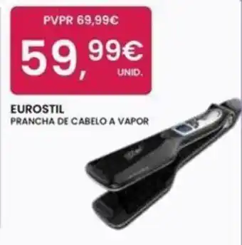Eurostil prancha de cabelo a vapor