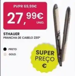 Pluricosmética Sthauser prancha de cabelo 230° promoção