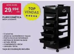 Pluricosmética mesa ajudante pluricosmética promoção