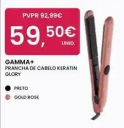 Pluricosmética Prancha de cabelo keratin glory promoção