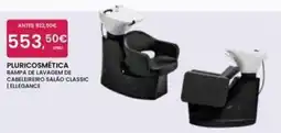 Pluricosmética rampa de lavagem de cabeleireiro salão classic | elegance promoção
