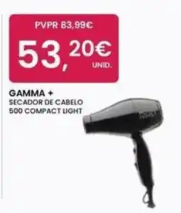 Pluricosmética gamma + secador de cabelo 500 compact light promoção