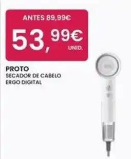 Pluricosmética proto secador de cabelo ergo digital promoção