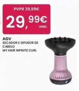 Pluricosmética Agv secador e difusor de cabelo my hair infinite curl promoção