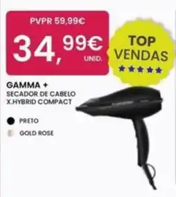 Pluricosmética Gamma + secador de cabelo x.hybrid compact promoção