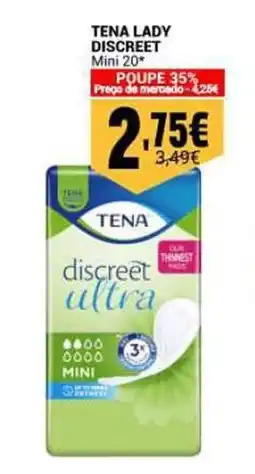 Neomáquina tena lady discreet ultra mini promoção