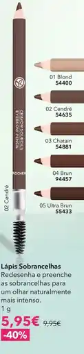 Yves Rocher Lápis Sobrancelhas Crayon Sourcils Eyebrow Pencil Rocher promoção