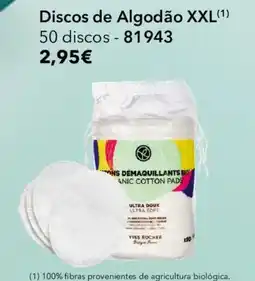 Yves Rocher Discos de algodão xxl yves rocher promoção