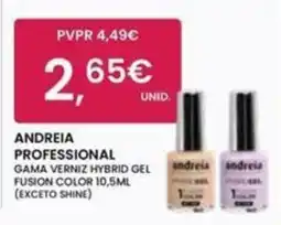 Pluricosmética andreaia professional gama verniz hybrid gel fusion color 10,5ml promoção
