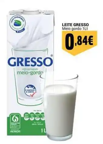 Leite gresso meio-gordo