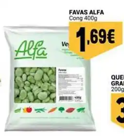 Neomáquina Favas alfa promoção