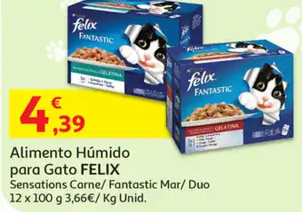 Auchan Alimento Húmido para Gato Felix 12x100 promoção