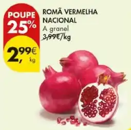 Pingo Doce Romã vermelha nacional promoção