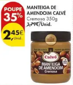 Pingo Doce Manteiga de amendoim calvé promoção