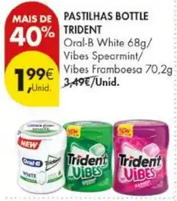 Pingo Doce Pastilhas bottle trident promoção