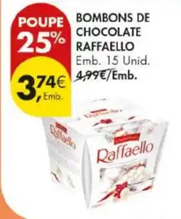 Pingo Doce bombons de chocolate raffaello promoção