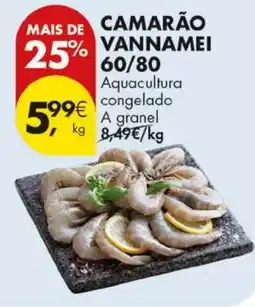 Pingo Doce Camarão vannamei 60/80 promoção