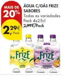 Pingo Doce Água c/gás frize sabores promoção