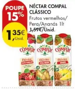 Pingo Doce Néctar compal clássico promoção