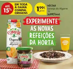 Pingo Doce EM TODA A GAMA COMPAL ORIGENS promoção
