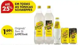 Pingo Doce Tónicas schweppes promoção