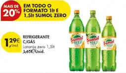 Pingo Doce Sumol zero promoção