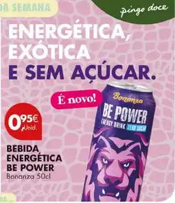 Pingo Doce Bebida energética be power promoção