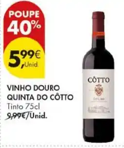 Pingo Doce vinho douro quinta do cotto promoção
