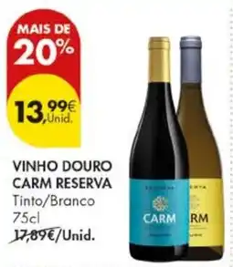 Pingo Doce vinho douro carm reserva promoção