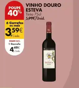 Pingo Doce vinho douro esteva promoção