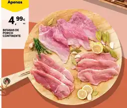 Continente Bifanas de porco continente promoção