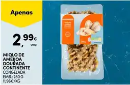 Continente Miolo de ameijoa dourada continente promoção