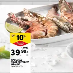 Continente Camarão Tigre Selvagem Grande Congelado promoção