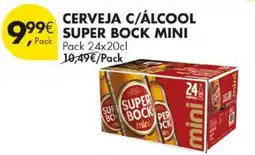 Pingo Doce Cerveja c/álcool super bock mini promoção