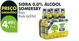 Pingo Doce Sidra 0,0% álcool somersby pera promoção