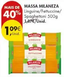 Pingo Doce Massa milaneza linguine/fettuccine/spaghetttoni promoção