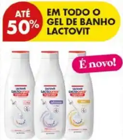 Pingo Doce Em todo o gel de banho lactovit promoção