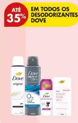Pingo Doce Em todos os desodorizantes dove promoção
