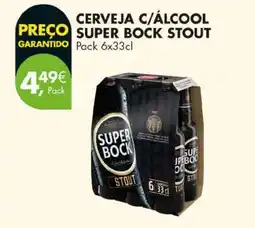 Pingo Doce Cerveja c/álcool super bock stout promoção