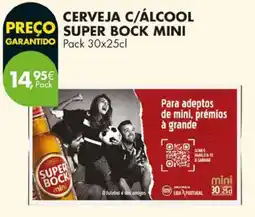 Pingo Doce Cerveja c/álcool super bock mini promoção