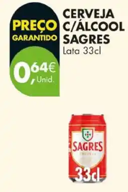 Pingo Doce Cerveja c/álcool sagres promoção