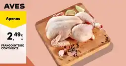 Continente Frango inteiro continente promoção