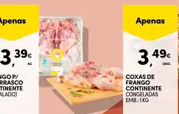Continente Coxas de frango continente congeladas promoção