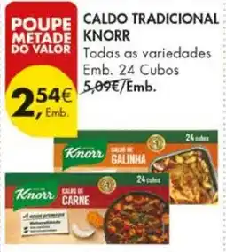 Pingo Doce Caldo tradicional knorr promoção