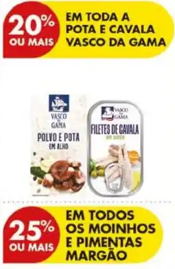 Pingo Doce vasco da gama polvo e pota em alho promoção