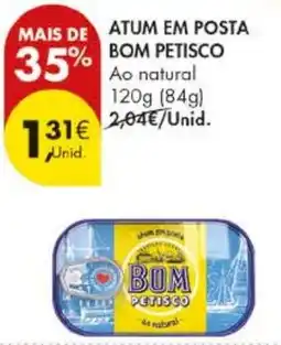 Pingo Doce atum em posta bom petisco promoção