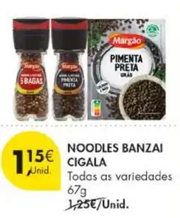 Pingo Doce Noodles banzai cigala promoção