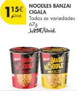 Pingo Doce Noodles banzai cigala promoção
